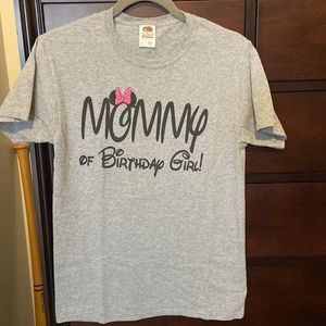 Mommy of Birthday Girl Minnie Mouse T-shirt